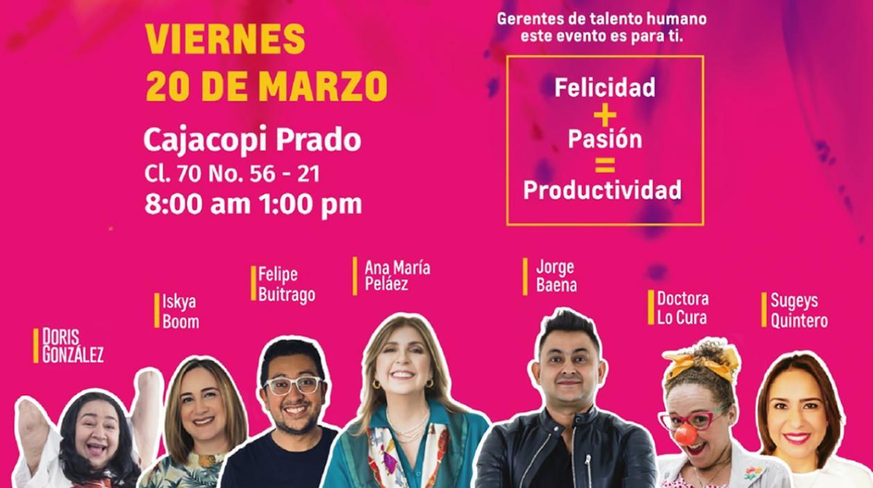 El evento es gratuito y con inscripción previa.