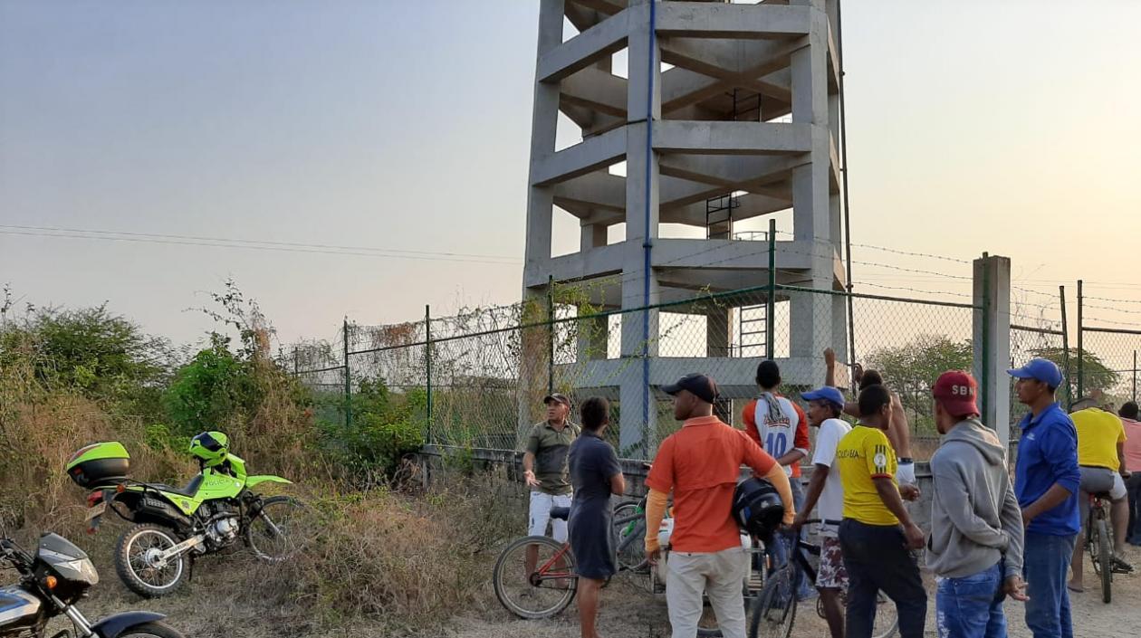 Foto del lugar de los hechos en Leña, jurisdicción de Candelaria.