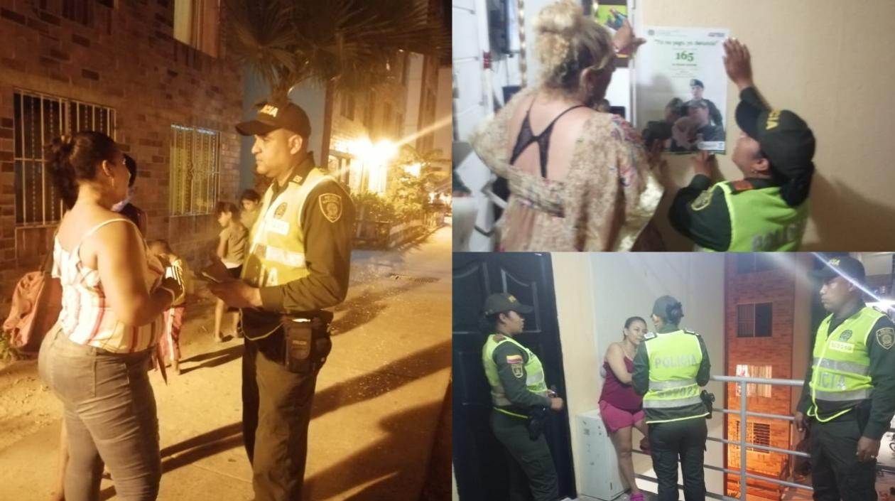 Campaña contra la extorsión.