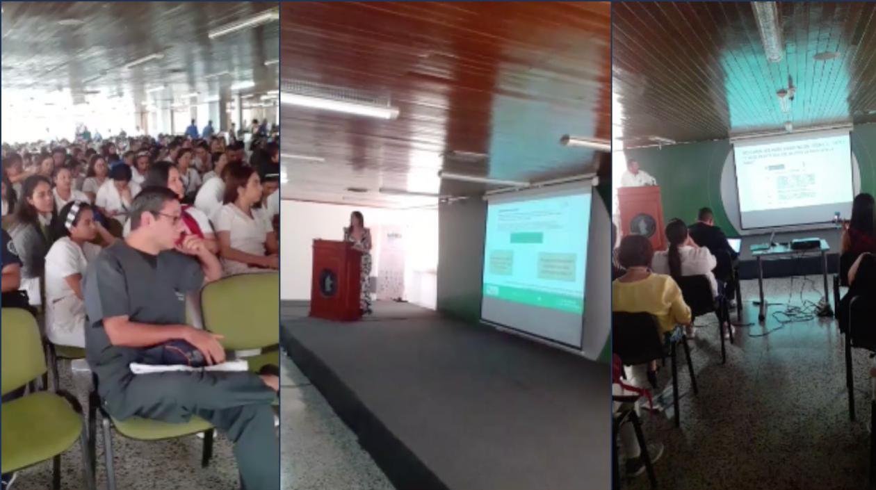 Imágenes de I Simposio de Coronavirus COVID 19.