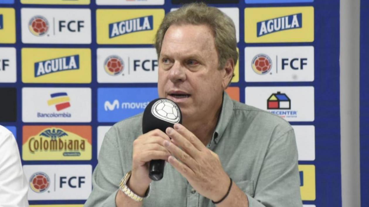 Ramón Jesurun, presidente de la Federación Colombiana de Fútbol.
