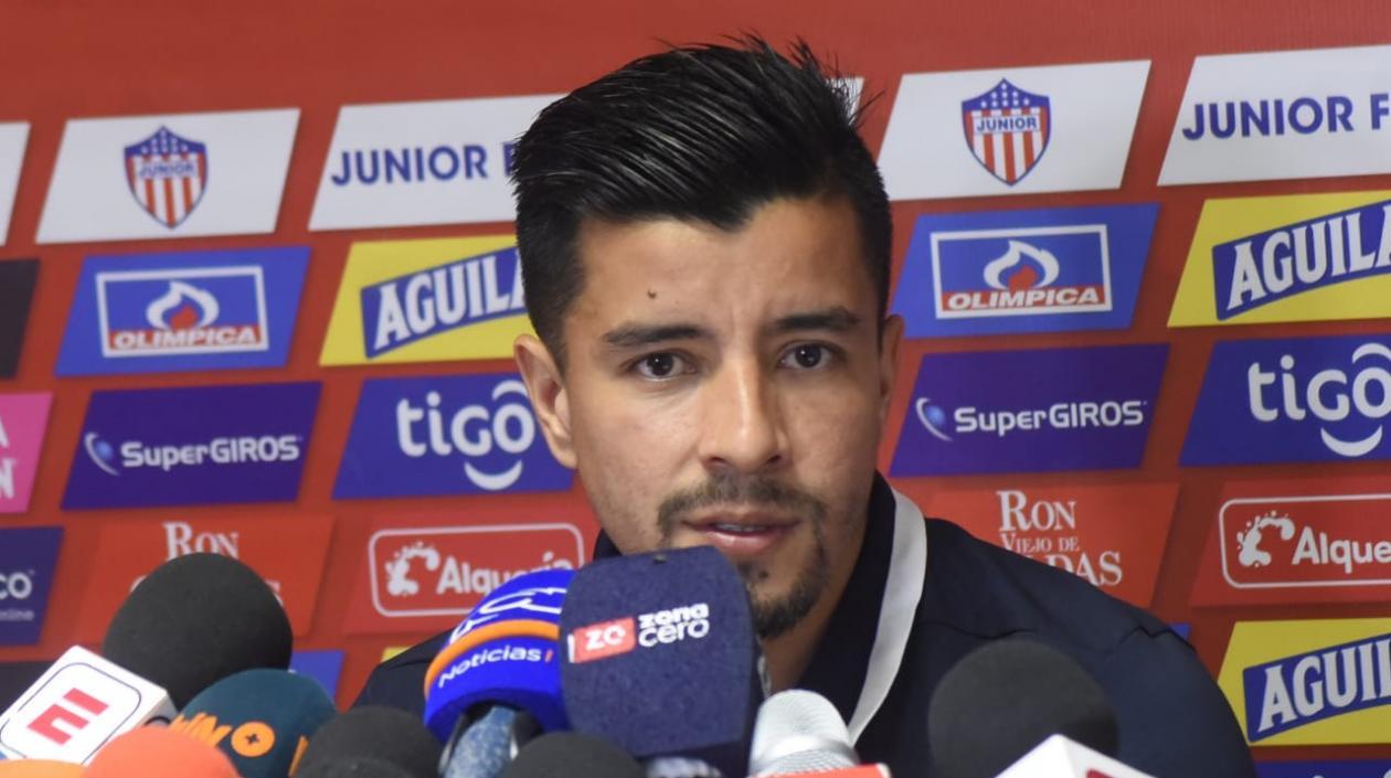 Sherman Cárdenas, volante de Junior. 