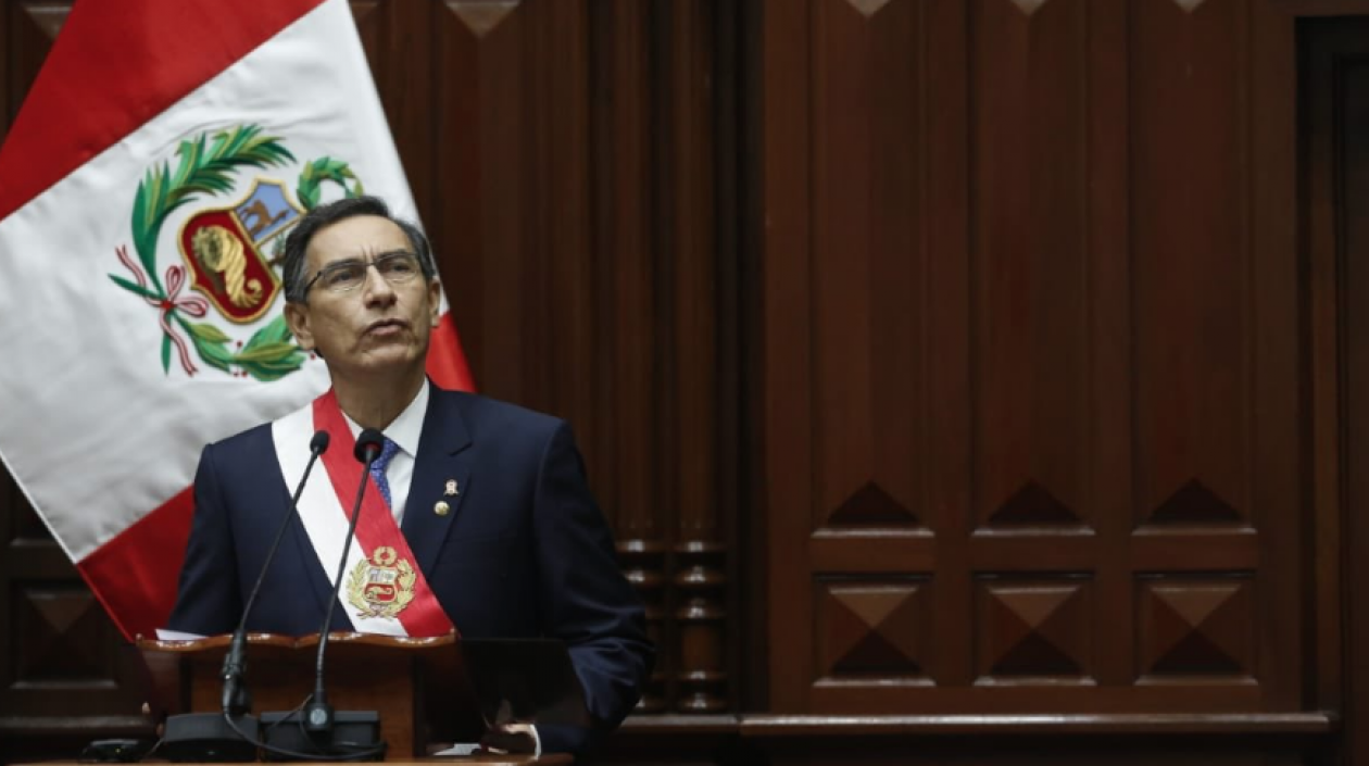 El presidente de Perú, Martín Vizcarra.