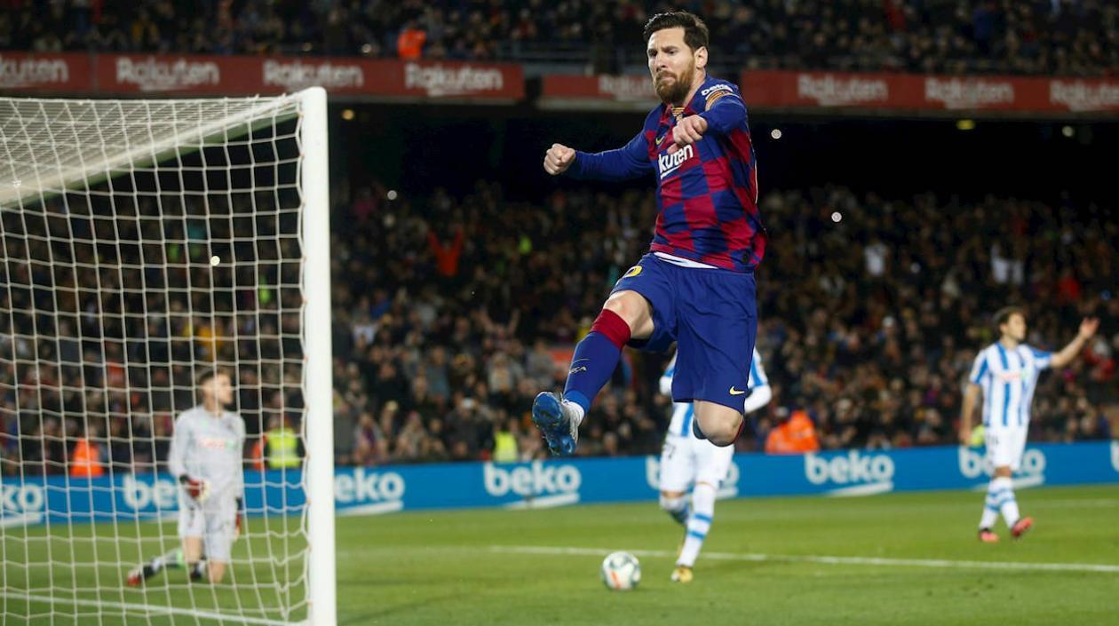 Lionel Messi, jugador argentino. 