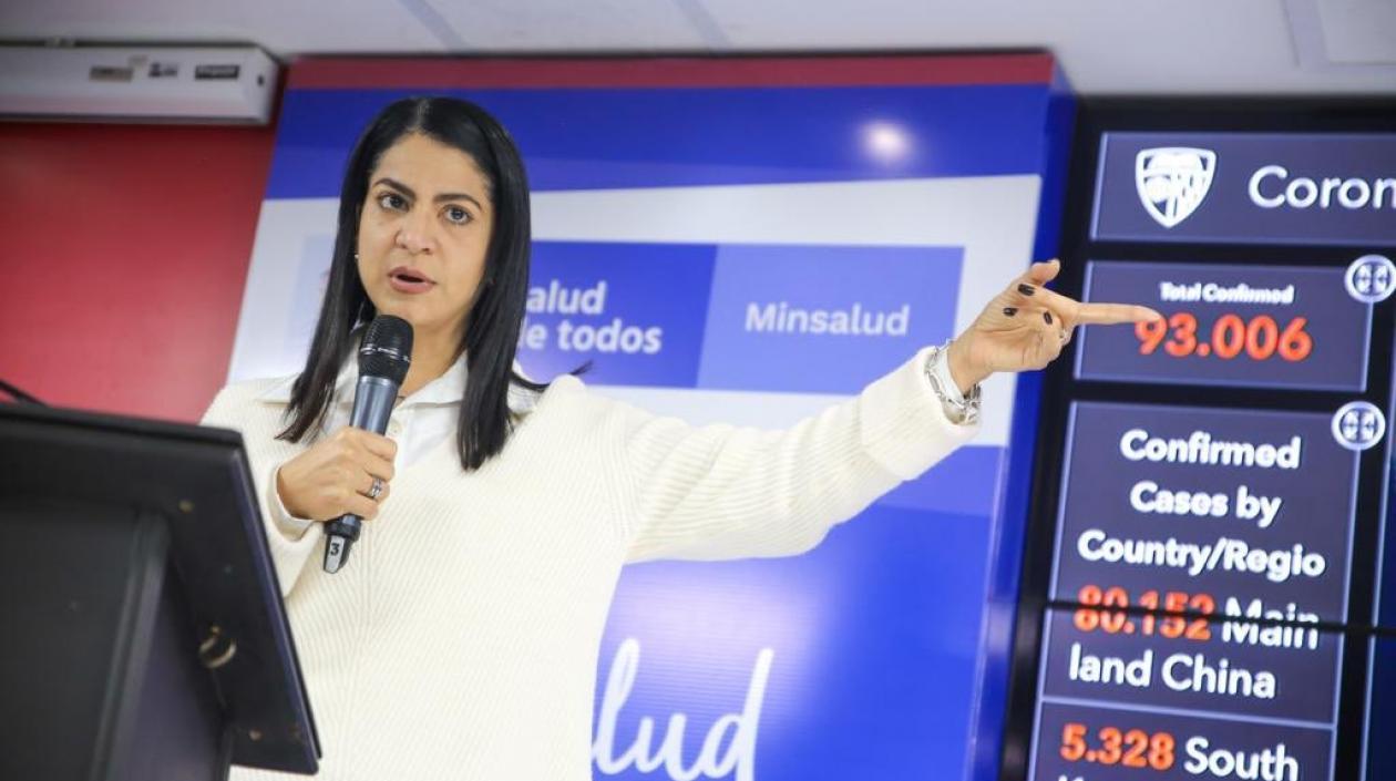 Martha Ospina, directora del Instituto Nacional de Salud.