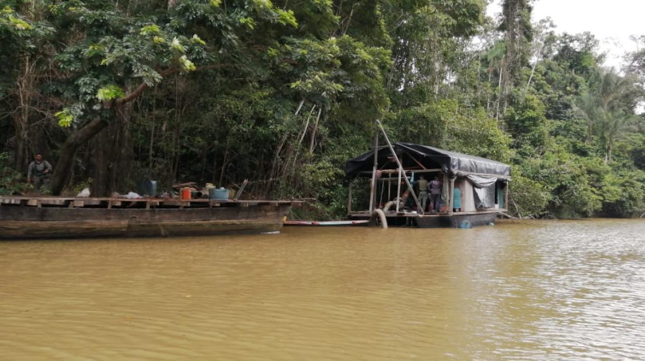 La operación fue desarrollada en el río Caquetá, en el área general del municipio de Solano.