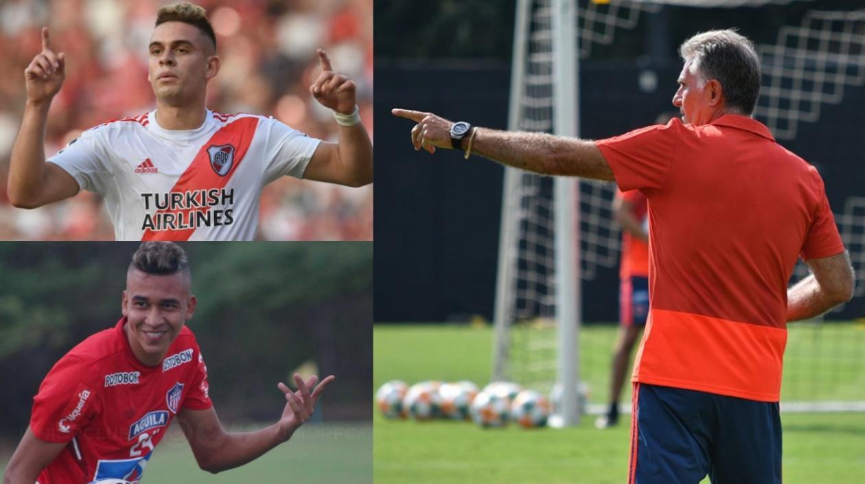 Rafael Santos Borré y Víctor Cantillo, en la primera lista de Carlos Queiroz.