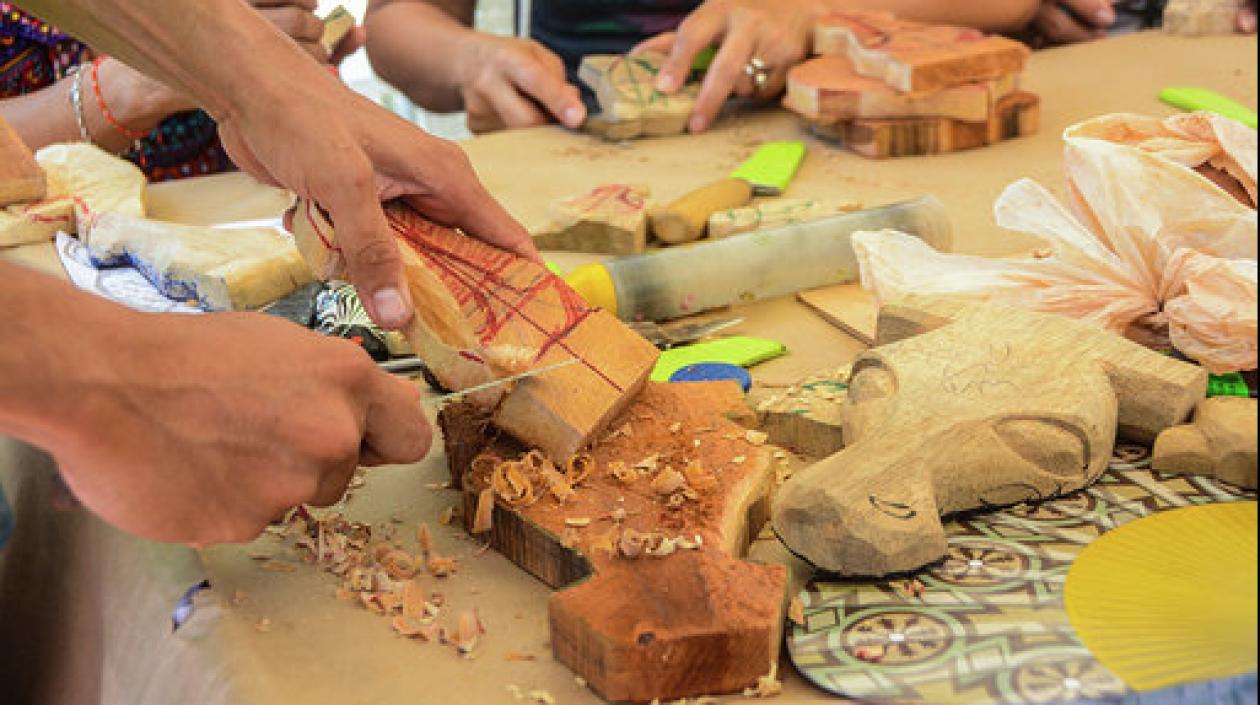 Las artes plásticas hacen parte de las modalidades que ofrecidas.