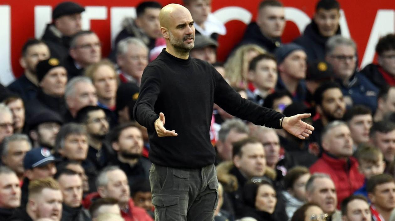 Pep Guardiola, técnico del Manchester City. 