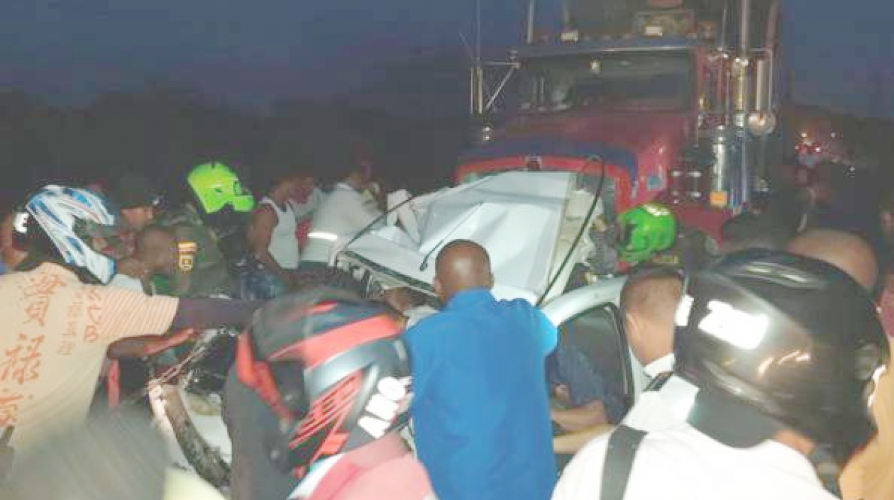 Imágenes del accidente cerca de Arjona, Bolívar.