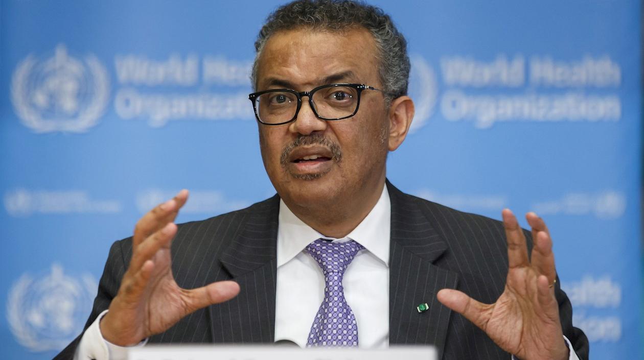 Director general de la OMS, Tedros Adhanom Ghebreyesus.