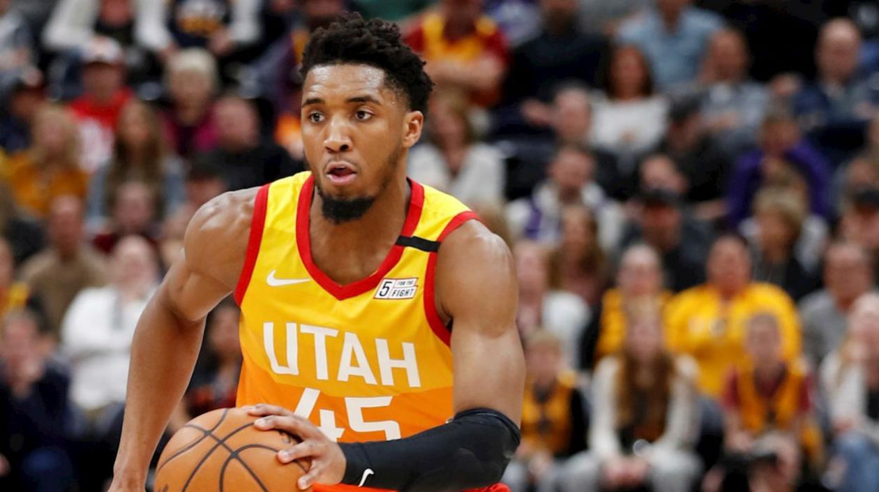 Donovan Mitchell, jugador de los Jazz de Utah. 