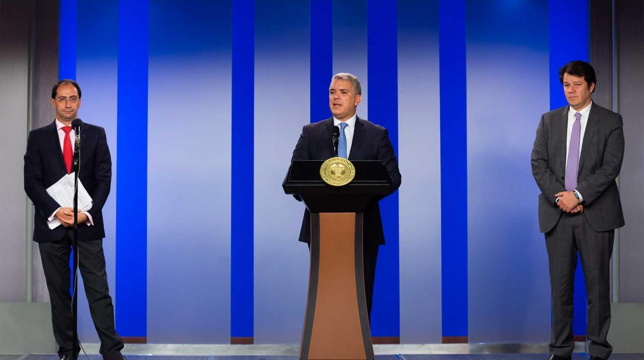 Presidente Duque hizo el anuncio en la noche del miércoles.