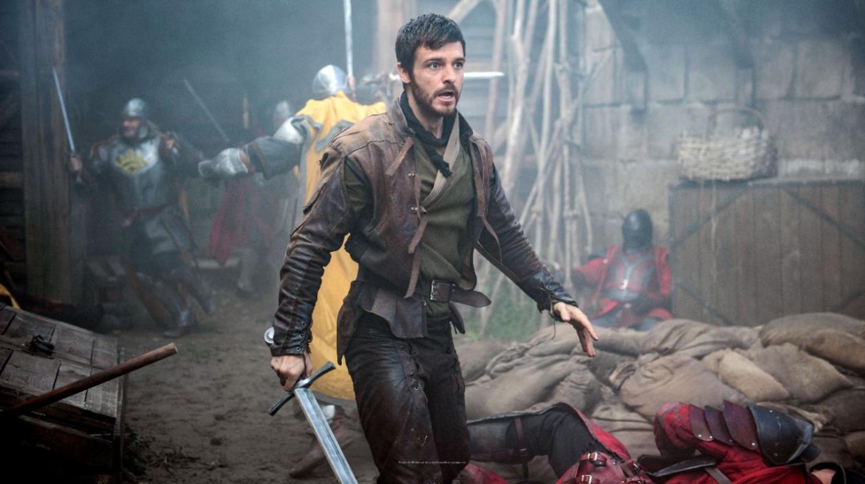 El actor estadounidense Jake Stormoen en pleno rodaje.