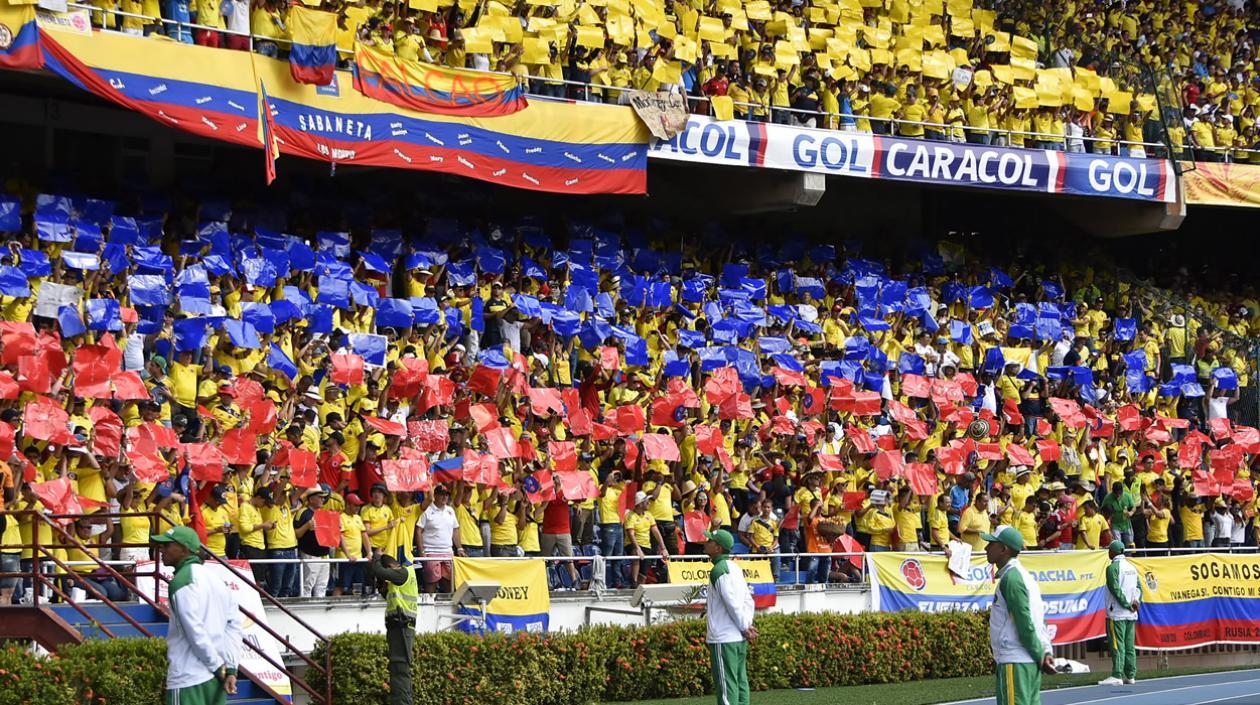 Tribunas del estadio Metropolitano. 