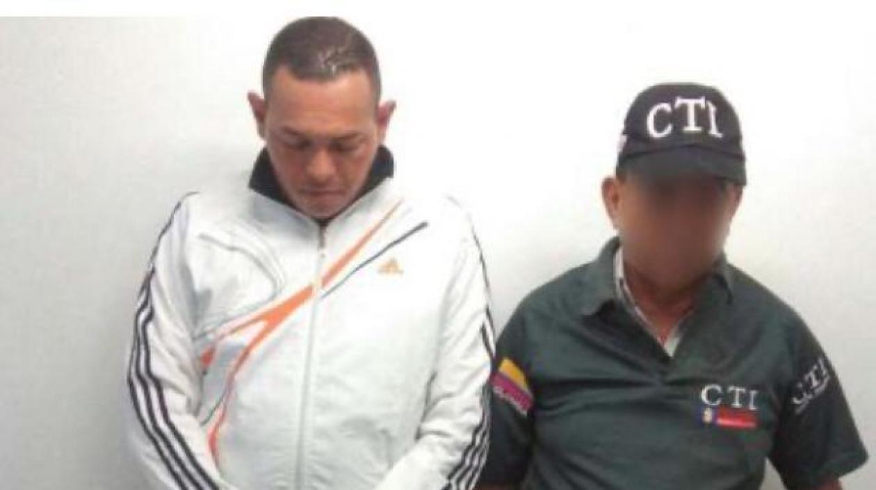 Yider Alex Tocar Bracamonte, capturado.