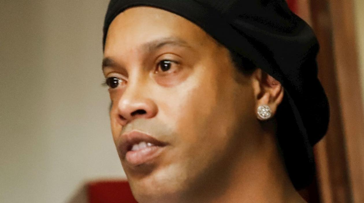 Ronaldinho, exjugador brasileño. 