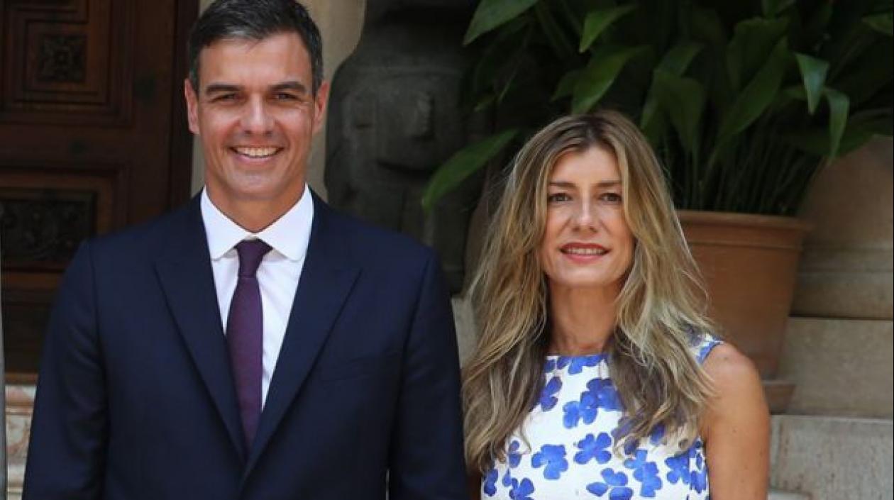 Pedro Sánchez y su esposa Begoña Gómez.