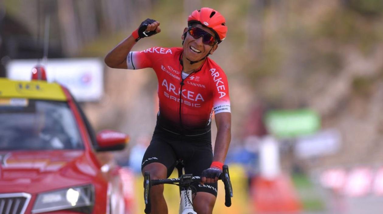 Nairo Quintana, ciclista colombiano. 