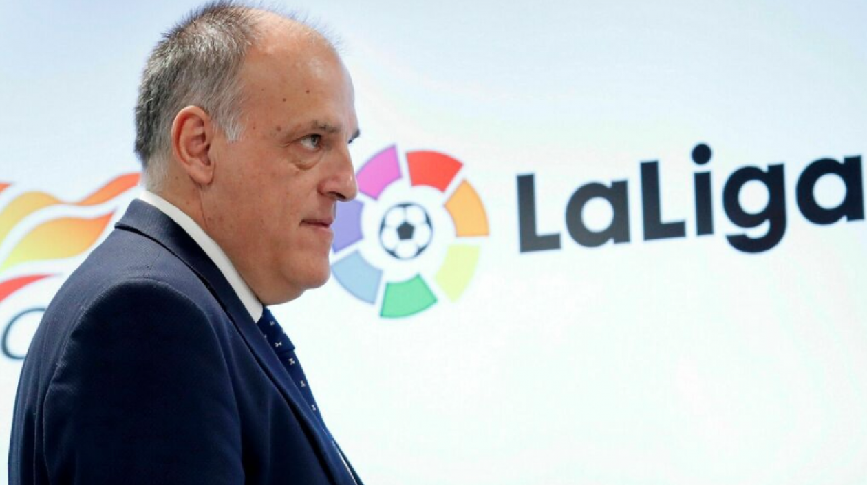El presidente de LaLiga, Javier Tebas.