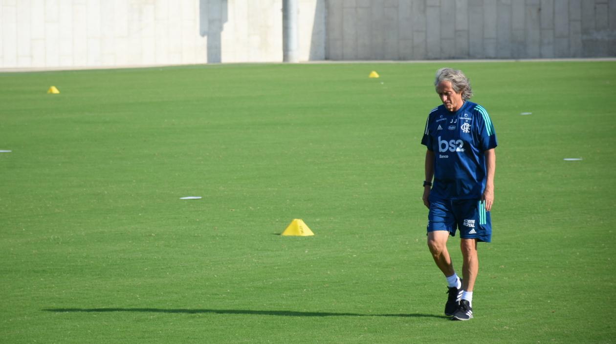 Jorge Jesús, DT del Flamengo de Brasil.