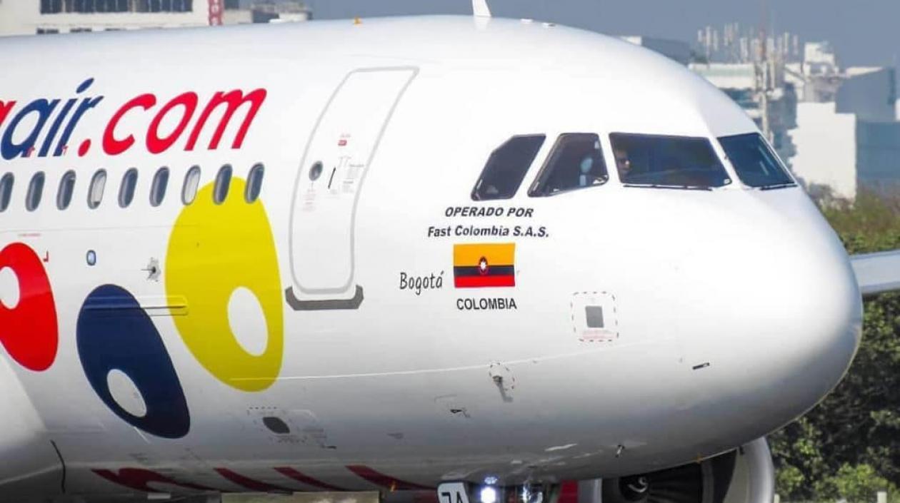 El pasajero venía en un vuelo de Viva Air.