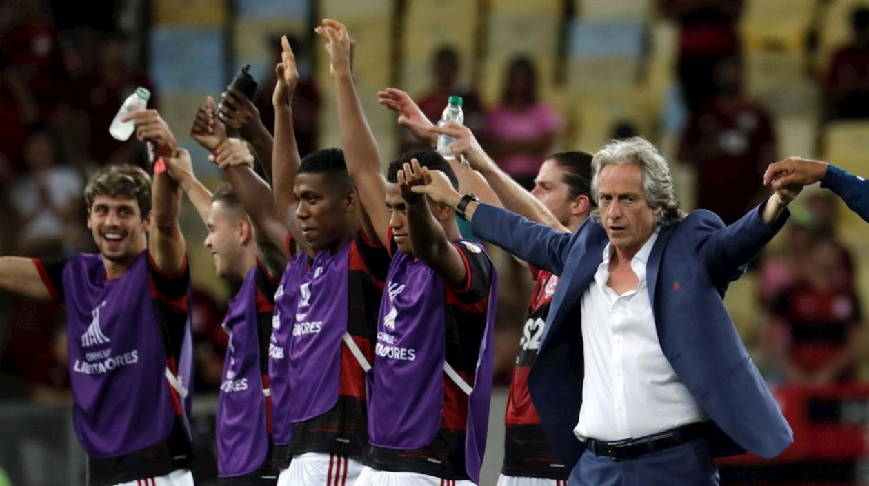 Jorge Jesús, técnico del Flamengo. 