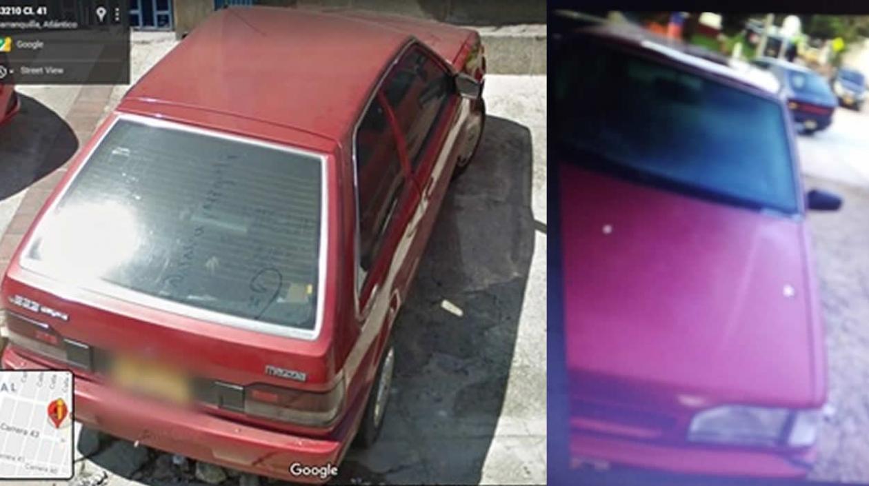 Este es el vehículo hurtado.