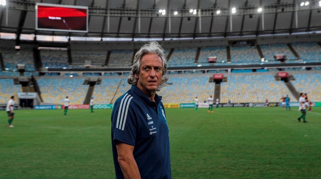 Jorge Jesus, técnico del Flamengo. 