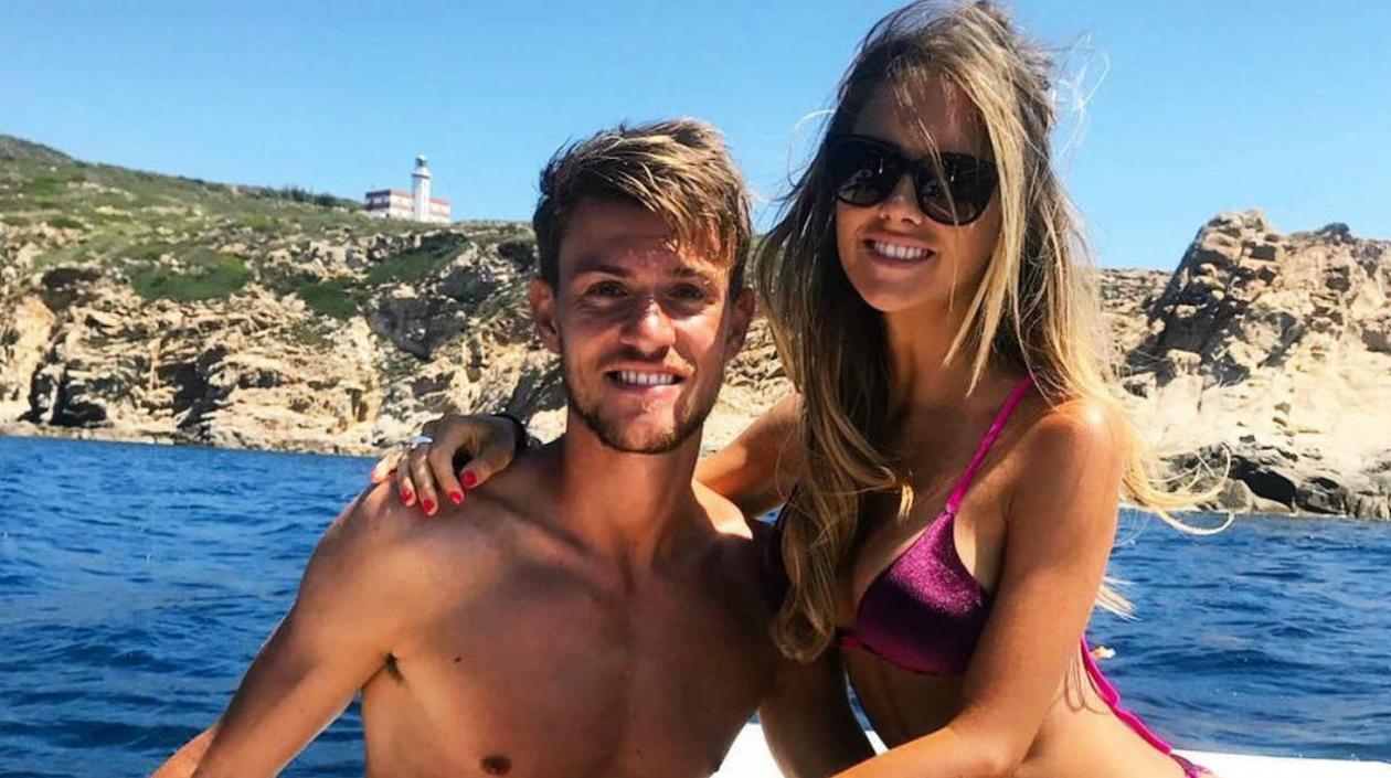 Michela Persico y Daniele Rugani.