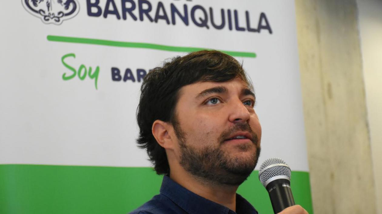 El Alcalde de Barranquilla, Jaime Pumarejo.