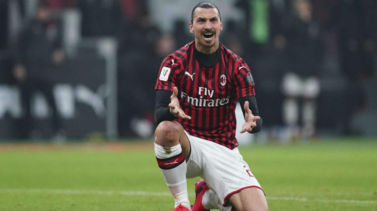 Zlatan Ibrahimovic, delantero sueco. 