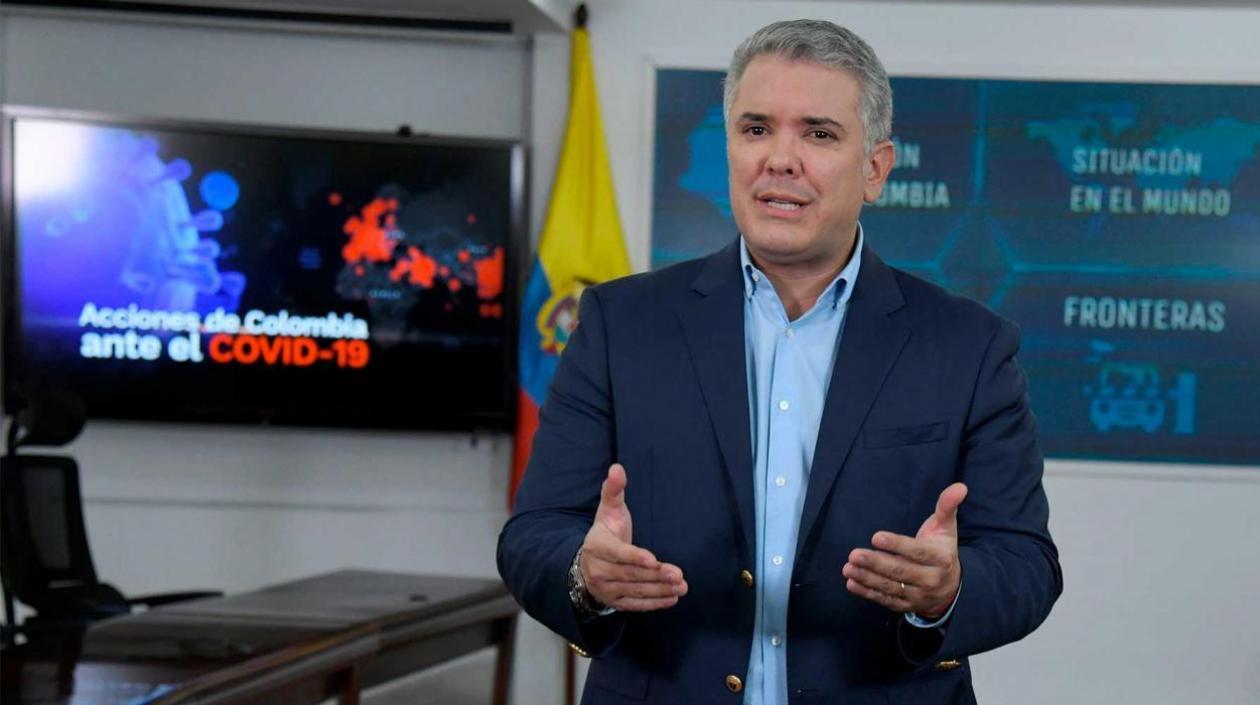 El Presidente de la República, Iván Duque.