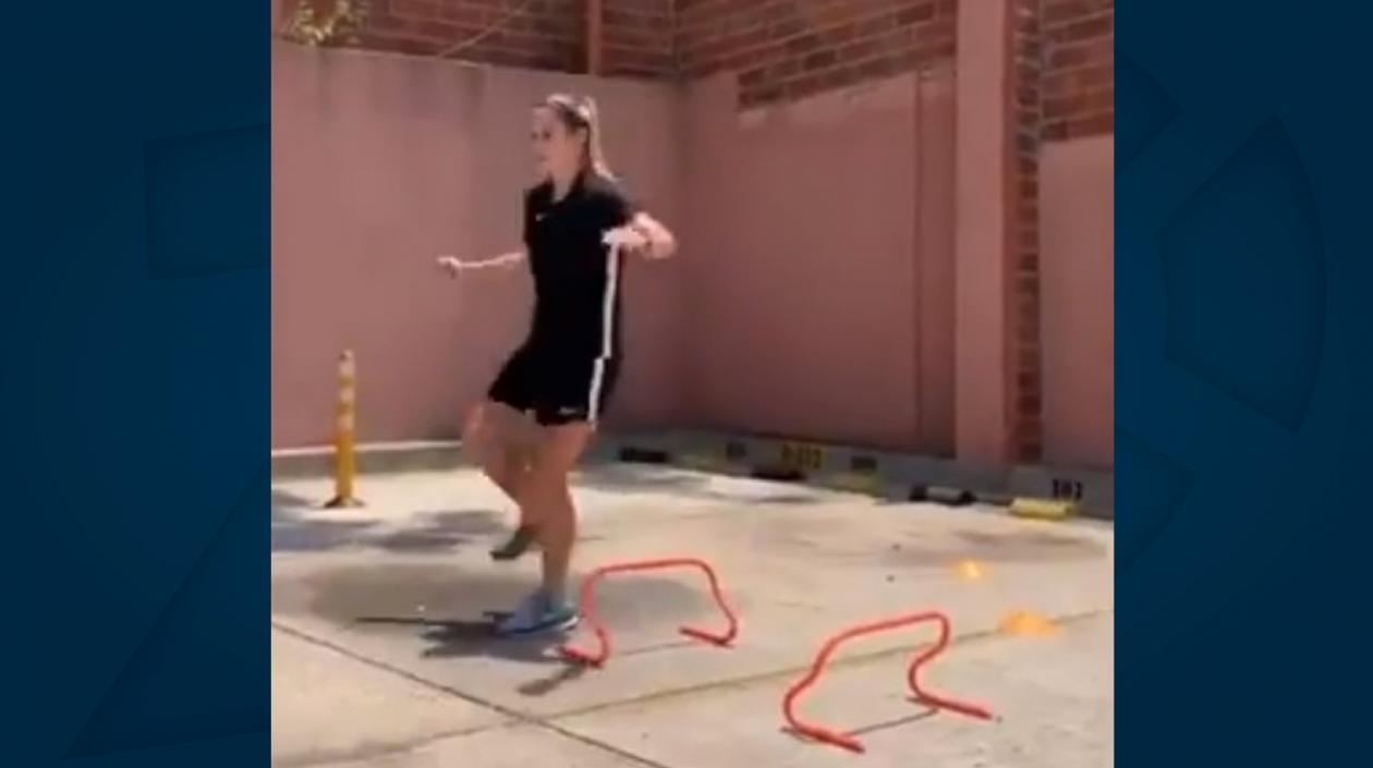 Las Tiburonas en entrenamiento.