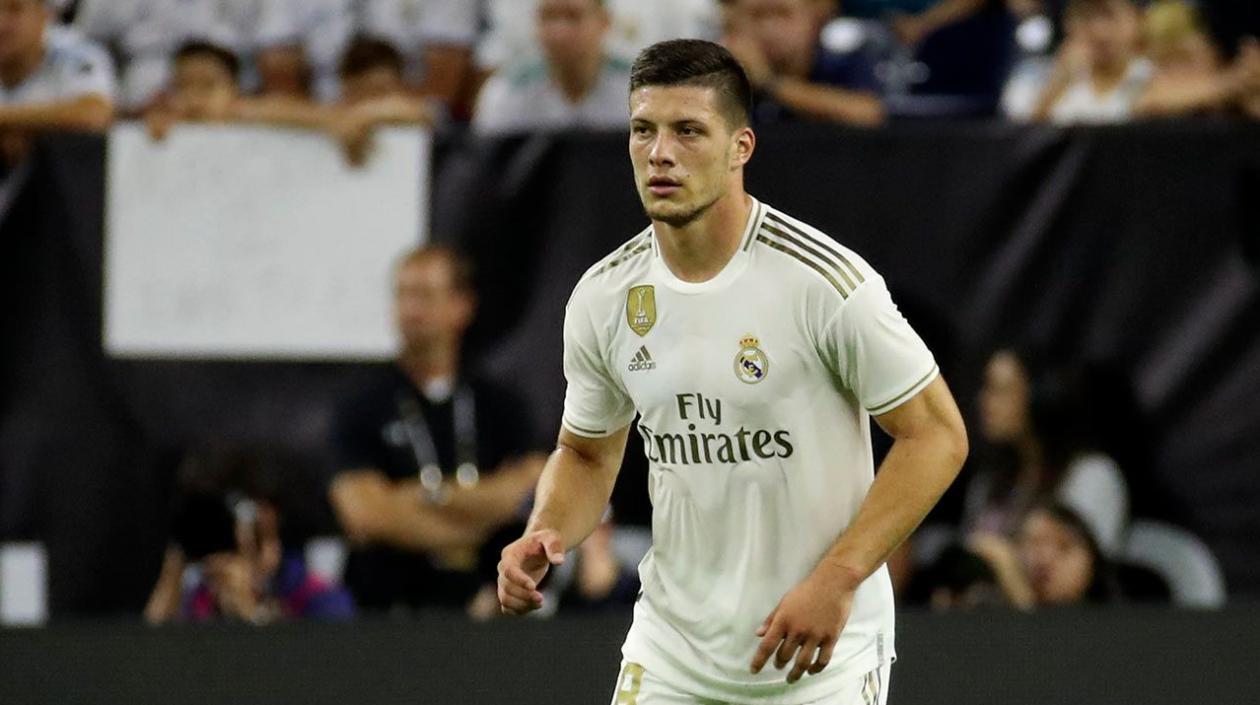 Luka Jovic, jugador del Real Madrid. 