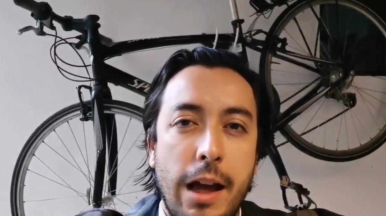 Secretario de Movilidad de Medellín, Carlos Cadena-Gaitán.