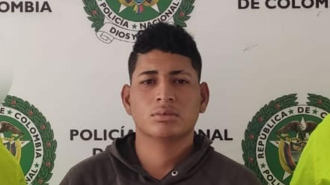 José David González Hernández, capturado.