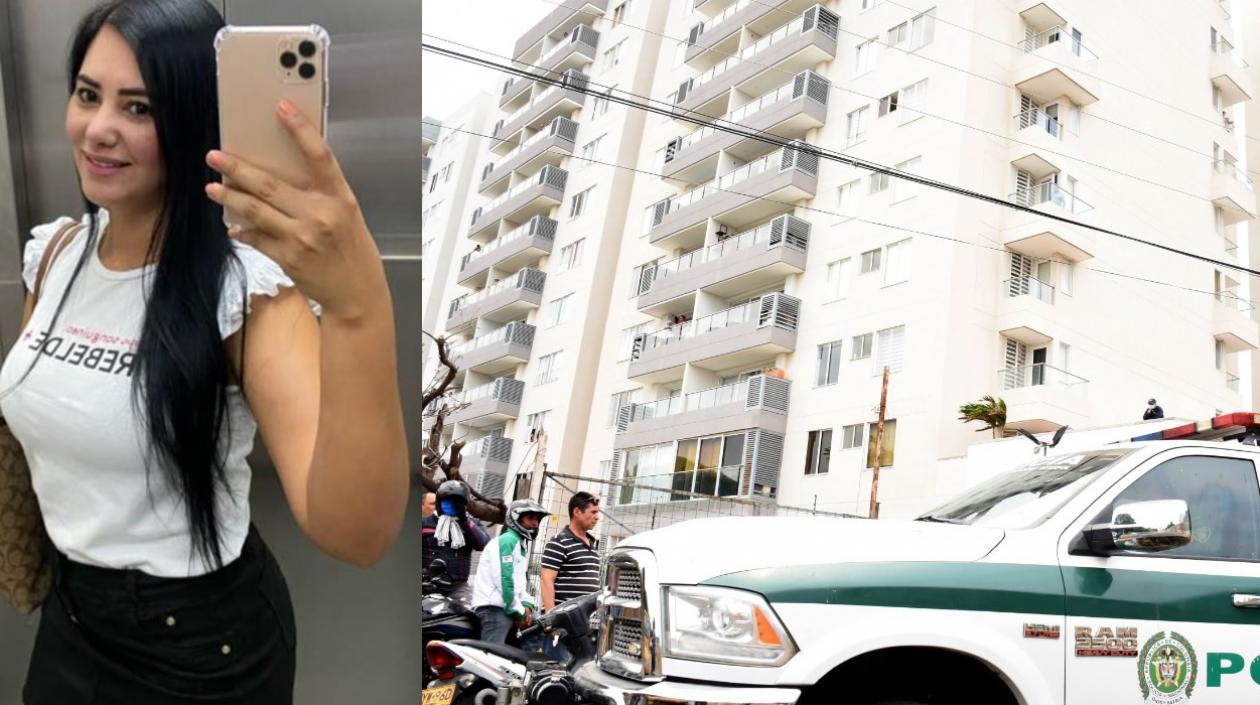 Edifico donde se produjo la muerte de Jennifer Gómez Marín, tras caerse del 9 piso. 