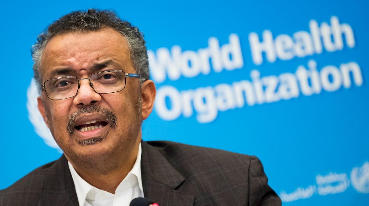 Director general de la OMS, Tedros Adhanom Ghebreyesus.