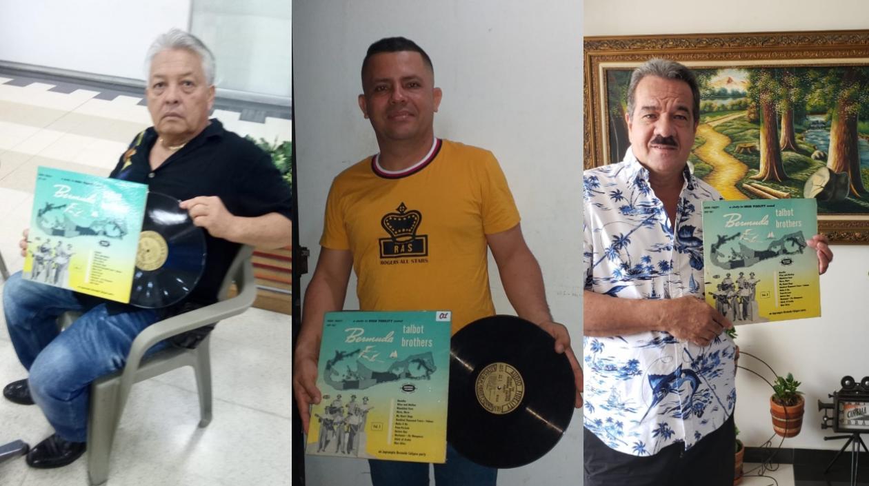 Elber ‘El Chino’ Barraza, Laín Domínguez y Nelson Fontalvo.