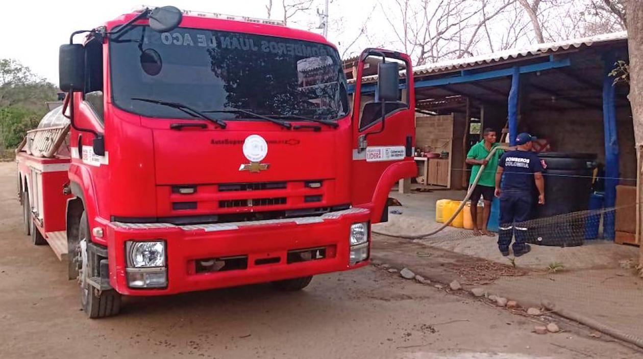Abastecimiento de agua en lugares apartados del Atlántico.