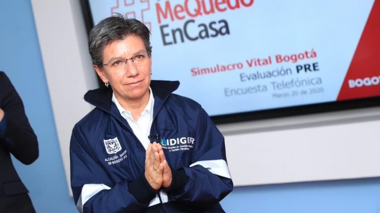 Claudia López, Alcaldesa de Bogotá.