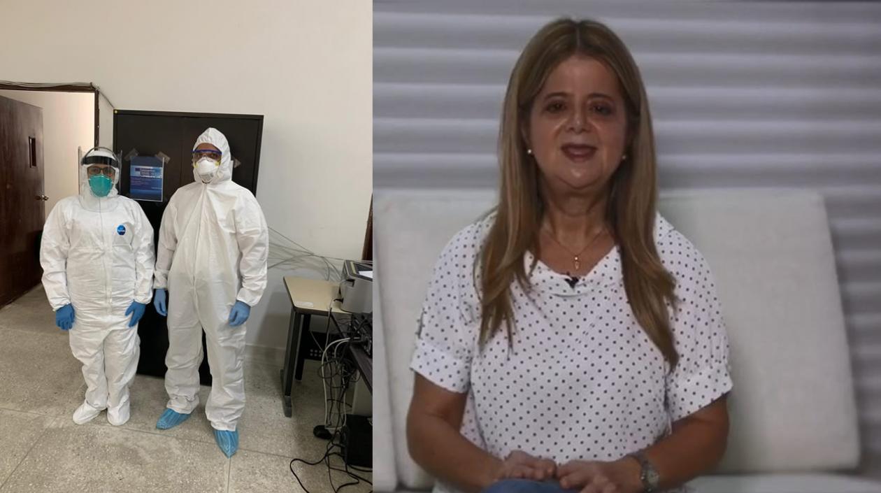 Trajes especiales para personal de la salud, anuncia la Gobernadora Elsa Noguera.
