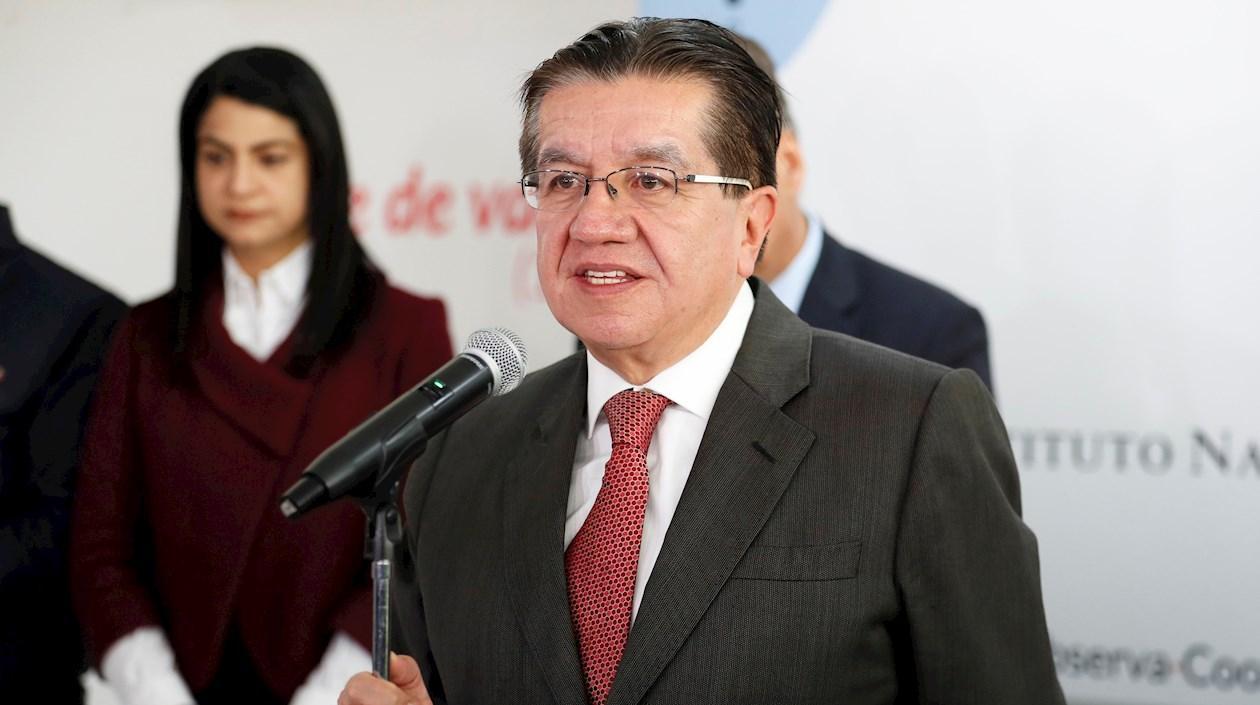 El Ministro de Salud, Fernando Ruiz.