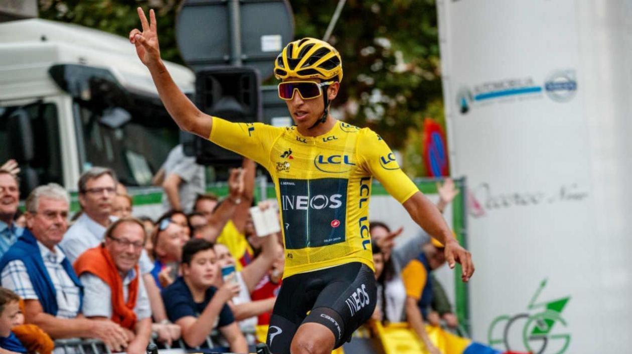 El colombiano Egan Bernal.