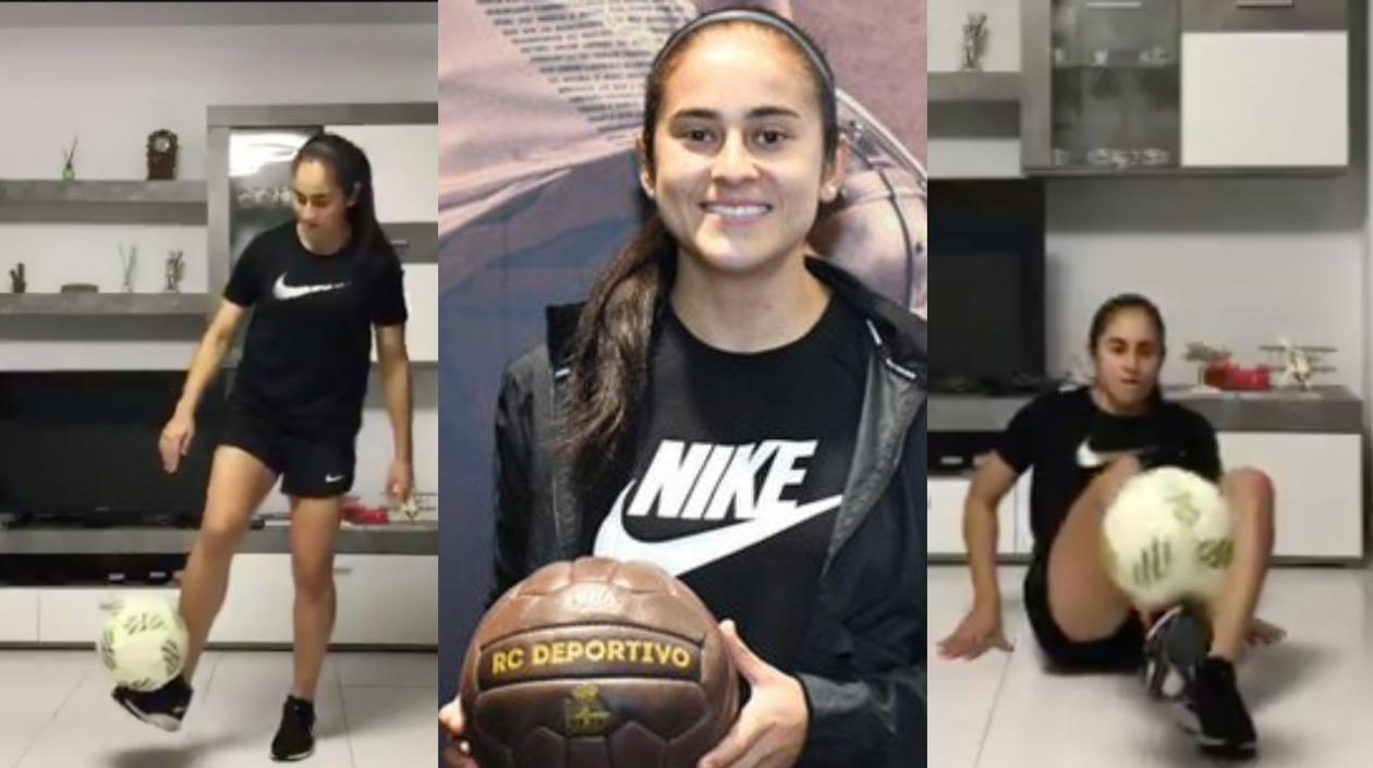 Carolina Arbeláez, jugadora colombiana en España.