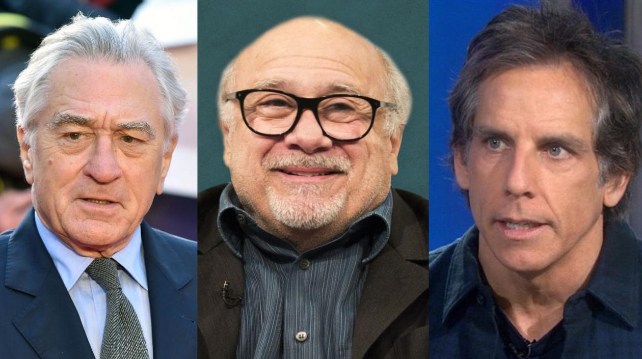 Robert De Niro, Danny De Vito y Ben Stiller, actores.