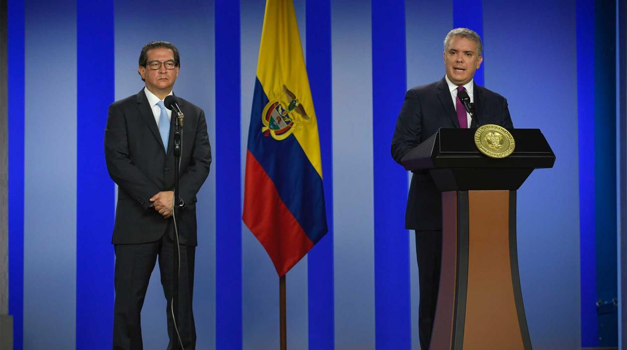 El Presidente de la República, Iván Duque.