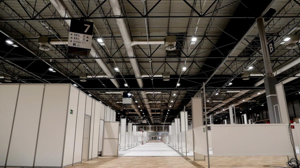 El hospital de Ifema acogerá pacientes en estado leve.