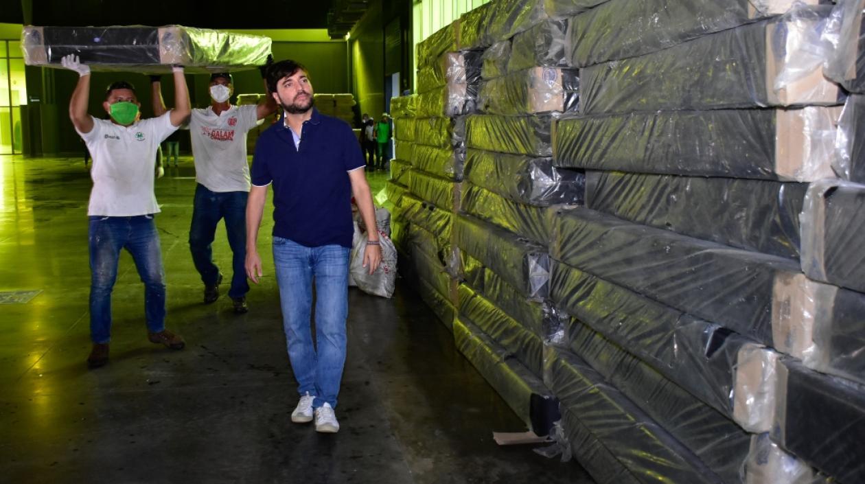 El Alcalde de Barranquilla, Jaime Pumarejo.